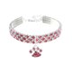 thumbnail image 1 of Xiao Hua Collar decorativo para mascotas, accesorio decorativo para gatos y perros, rango ajustable para cachorros, collares para perros y gatos, accesorios de aseo para mascotas, rosa, M, 1 of 3