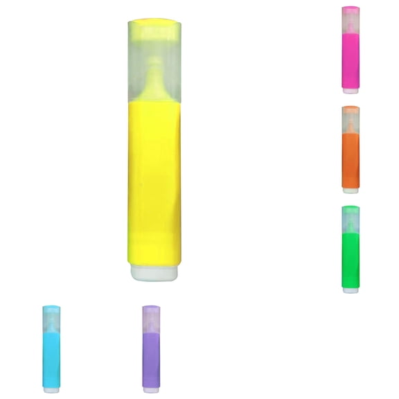 Stationery Marker Pen Candy Color Large Capacity Fluorescent Pen Student Prize Marking 5ml, 6-Pack Candy Color Markers, Large Capacity Fluorescent Pens, Student Prize Highlighters
