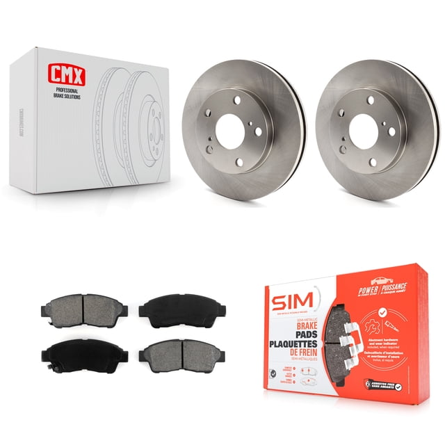 Transit Auto Front Disc Brake Rotors and Semi-Metallic Pads Kit for Car Toyota Camry 2.2L K8S-100278
