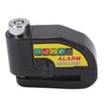 thumbnail image 2 of Bloqueo de freno de disco antirrobo Nikou con alarma de sonido de 110 dB color negro, 2 of 15