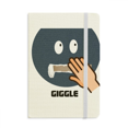 thumbnail image 1 of Blue Emotion Giggle Hand Cover Notebook Official Fabric Hard Cover Classic Journal Diary, 1 of 3