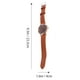 thumbnail image 3 of EeaseMX Reloj informal de cuarzo con correa de piel sintética para mujer (marrón), 3 of 7