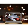 thumbnail image 3 of Graceful Striped Dolphin Sculpted in Shimmering Crystal Collector's Statue, 3 of 4