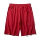 thumbnail image 3 of pstuiky Pantalones cortos deportivos para hombre, Pantalones cortos casuales de moda para hombre con cordón, cintura elástica, bolsillos laterales lisos Pantalones cortos cargo, 3 of 3