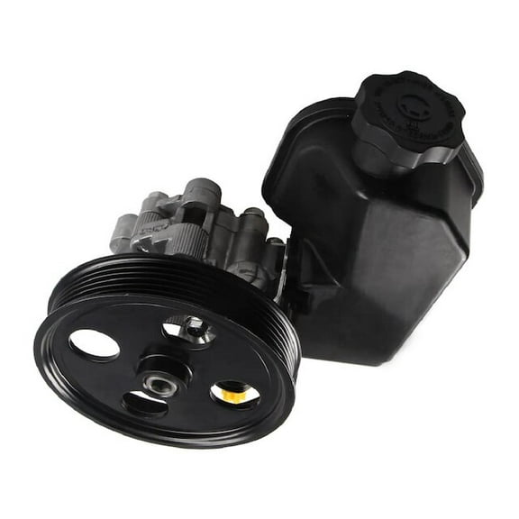 Power Steering Pump with Reservoir and Pulley - Compatible with 2005 - 2007 Dodge Dakota 3.7L V6 4.7L V8 2006