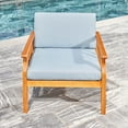 thumbnail image 3 of Wood Outdoor Sofa Chair with Cushion, 3 of 6
