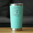 thumbnail image 2 of Bevvee Insulated Travel Tumbler 20 oz Cheers 2 Years Anniversary Gifts Tumblers, 2 of 4