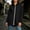 Black, variant on Women Hoodie Jacket Sevevn Hooded Full Zip Longline Fit Fleece Fabric Side Snap Buttons Side Pockets Long Sleeve Outerwear For Daily Casual Wear