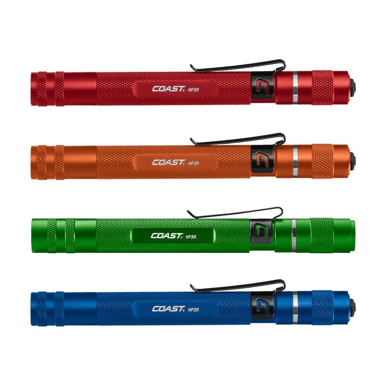 COAST HP3R 500 Lumen Rechargeable LED Penlight with TWIST FOCUS