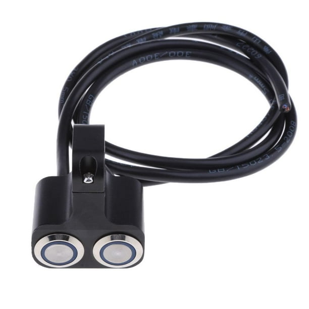 Botón De Encendido Apagado Perfecl Interruptor De Lámpara De Niebla Con Indicador LED Para Manillares De 1