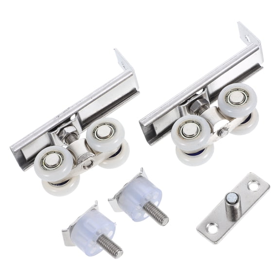 FRCOLOR 2-Pack Buckle Deflation for Wardrobe Door Hanger, and Easy to Install