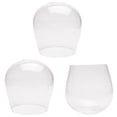 thumbnail image 5 of Seeded Bubble Glass Lamp Shade, LEDupdates 3 Pack Clear Globe Seeded Bubble Finish for Light Fixture Glass Replacement, 5 of 6