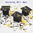 thumbnail image 3 of Caja de dulces con gorro de graduación, suministros para fiestas, decoraciones, Cajas de Regalo para Favor, 9x9cm, sombrero de doctorado, caja de dulces de regalo de graduación, 50 Uds., 3 of 5