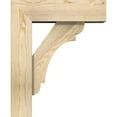 thumbnail image 3 of Ekena Millwork 6"W x 18"D x 22"H Olympic Block Rough Sawn Bracket w/ Offset Brace, Douglas Fir, 3 of 25