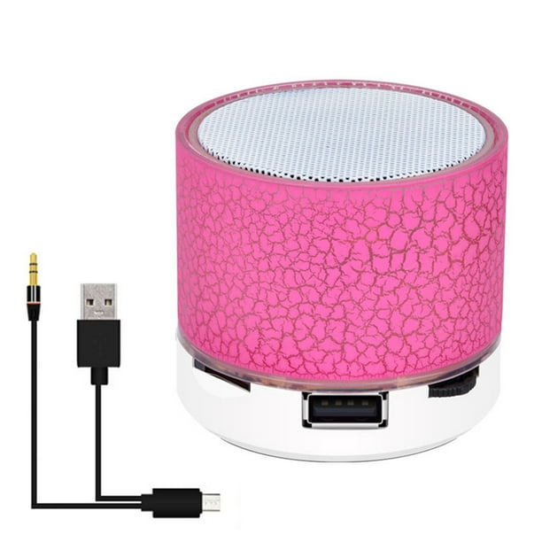 Altavoz de sonido Altavoz inalámbrico de 3,5 mm Reproductor de música portátil V4.0 compatible con Bluetooth recargable de 3 W, rojo Inevent EL002975-03B