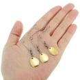 thumbnail image 4 of Uxcell 30Pcs Fishing Spinnerbait Wire with Blade, Medium-sized Water-drop, Gold Tone, 4 of 5