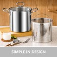 thumbnail image 2 of Frying Pot Stainless Steel 1 Set 7.9x6.7x6.7in, 2 of 9