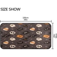 thumbnail image 3 of GZHJMY Happy Halloween Pattern Kitchen Rugs, 39"x20",Non Slip Washable Cushioned Carpets Polyester AntiFatigue Comfort Porch Floor Mat Doormat Halloween Decoration, 3 of 7