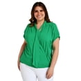thumbnail image 1 of Blusa Roman Fashion BL-GR-1833-VERDE Tallas Extras Verde 38, 1 of 6