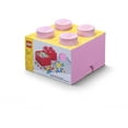 thumbnail image 2 of LEGO Stackable Storage Brick with 4 Knobs, Light Purple, 2 of 3