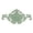 Oval&Iris-Green, variant on Sungmor Vintage Cast Iron Fleur-de-lis Wall Decor, Ornate Scrollwork Metal Plaque, Shabby Chic Decorative Wall Art for Home, Farmhouse Decor - Vintage Green Finish
