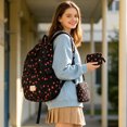 thumbnail image 3 of School Backpack Set for Girls Cute Strawberry Printed Multi Pockets Casual Daypack with Crossbody Bags and Pencil Case, 3 of 4