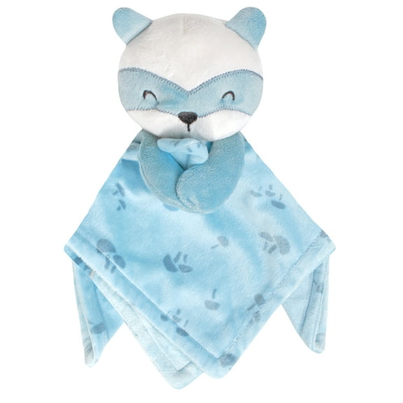 Modern Moments by Gerber Baby & Toddler Girl or Boy Plush Security Blanket, Blue Fox