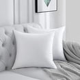 thumbnail image 2 of 16 x 16 Pillow Inserts (Set of 2) - 16 Inch Square Interior Sofa Throw Pillow with 100% Cotton Cover - Decorative Pillow Insert Pair - White Couch Pillow, 2 of 7
