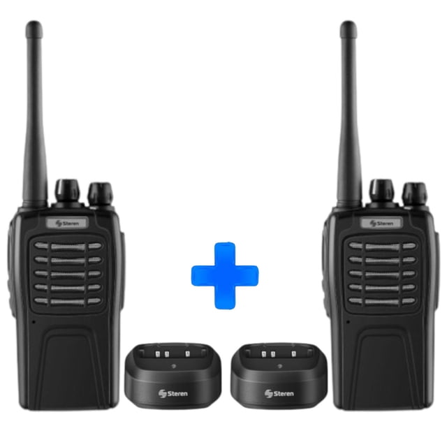 Kit de Radios Intercomunicadores Steren profesional RAD-510 hasta 5Km