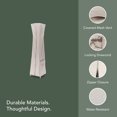 thumbnail image 5 of Covermates Prestige Outdoor Square Patio Heater Cover - 18"x87", Water-Resistant, 5 of 7