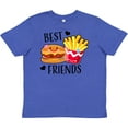thumbnail image 3 of Inktastic Best Friends Burger and Fries Youth T-Shirt, 3 of 5