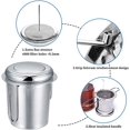 thumbnail image 3 of 2 filtros de té de acero inoxidable 304 con tapa y dos asas plegables., 3 of 5