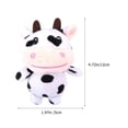 thumbnail image 2 of Llavero de peluche con forma de vaca de peluche, accesorio para cartera y bolso para niños y adultos., 2 of 7
