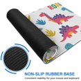thumbnail image 6 of Long Mouse Pads for Desk,White Dinosaurs ROAR Pattern Desk Mats on Top Of Desks, Desk Mouse Pad Extra Large with 3mm Non-Slip Base and Stitched Edge for Gaming,Office,Work,Home 31.5"x15.7", 6 of 6