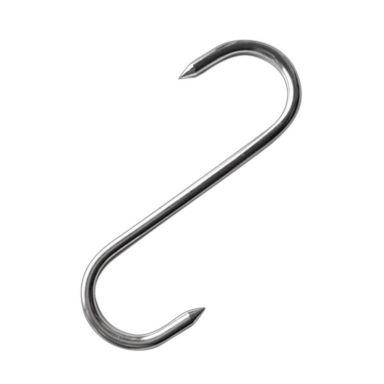Strong Durable 316 Stainless Steel Metal S Hook Multipurpose Hooks Food  Safe for Butcher Meats, Organizing Utensils, Pots and Pans, Jewelry, Belts