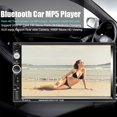 thumbnail image 3 of Dual Din Car Radio 7 Inch Hd Lcd Touch Screen Sd Card Bluetooth Call Mp4 Multimedia Player 7023b Black, 3 of 5
