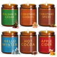 thumbnail image 1 of Set de Velas para Regalo Slashome Navidad Invierno 6 Pack 200 mL, 1 of 8