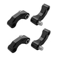 thumbnail image 1 of 4x Motorcycle Mirror Riser Extension Bracket Adapter for R1200Gs Lc/ 13-18 R Ninet Cnc Aluminum Alloy Black, 1 of 8
