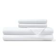 thumbnail image 1 of Hotel Sheets Direct 100% viscosa derivada de sábanas de bambú completo – Sábanas de lujo refrescantes con bolsillo profundo – Suave sedoso – Blanco, 1 of 9