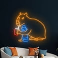 thumbnail image 3 of Handmadetneonsign Capybara Mate Tea Neon Sign, Capybara Wall Art Decor, Capybara Neon Wall Decor, 3 of 5