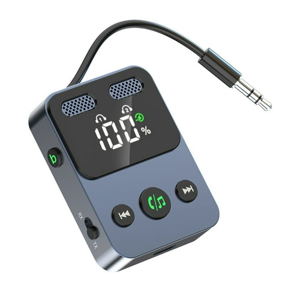 Wireless Audio Bluetooth 5.3 Adapter Transmitter Receiver for Car Music Headphone Speaker Wireless TV PC Adapter 3.5mm