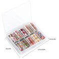 thumbnail image 3 of Pegatinas De Transferencia De Papel De Aluminio Para Uñas Navideñas, Pegatinas Navideñas Para Decoración De Uñas, Calcomanías Navideñas Para Uñas 10 Rollos/Caja Minnieouse HA033465-00, 3 of 6