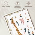 thumbnail image 6 of Elephant Stock Cute Scandinavian Giraffe Wall Art - Vertical Canvas Wall Art - Kids Room Wall Decor - Kids And Nursery Canvas - Pink And White Decor - 26" x 39", 6 of 8