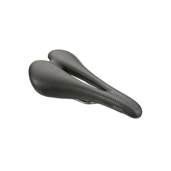 Terry Falcon Y Bike Saddle - Bicycle Seat for Men - Flexible & Comfortable - Performance-Level Riders - Low Profile - Black Dura-Tek Cover