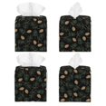 thumbnail image 2 of Balery Pine Cone Woodland Pattern Porta Pañuelos de Cuero con Estampado – Funda Moderna Cuadrada para Caja de Pañuelos, Dispensador 5x5x5'', 2 of 7