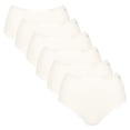 thumbnail image 1 of Sloggi Calzoncillos de cintura alta para mujer, pack de 6 - GO Daily Cotton Highwaist 6P, pantalones, algodón elástico Blanco XL (X-Large), 1 of 3