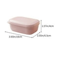 thumbnail image 3 of Nkmbld Soap Dish Holder with Lid, Quality Soap Tray Shatterproof Soap Container for Camping, Gym, Bathroom,Kitchen,Dormitory,Hotel, Pink, 3 of 7