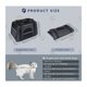 thumbnail image 2 of Transportín para Gatos, Transpirable Transportín para Perros Plegable 45x29x31cm Negro esquí esquí Gafas de esquí, 2 of 4