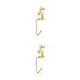 thumbnail image 1 of Wosthever Colgador de calcetines de Navidad, ambientes temáticos, gancho de chimenea de Navidad, estante de escalera personalizado reutilizable, Clip de Type6 NO6 Wosthever CBP442878, 1 of 5