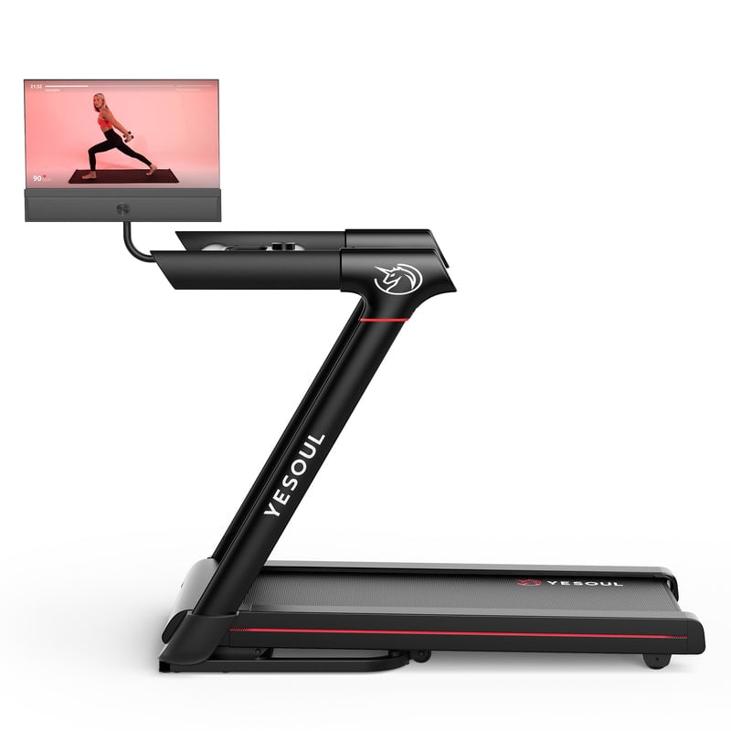 Yesoul T3S Plus 10% Auto-Incline Treadmill with Screen,Home Aerobic Training,Brushless Quiet Operation & Foldable Storage - Supports Multi-Workout Classes & Real-Time Exercise Metrics